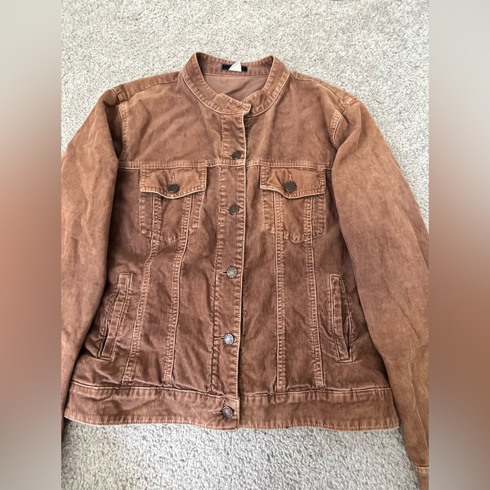 J. Crew Brown Corduroy Jacket Women’s M